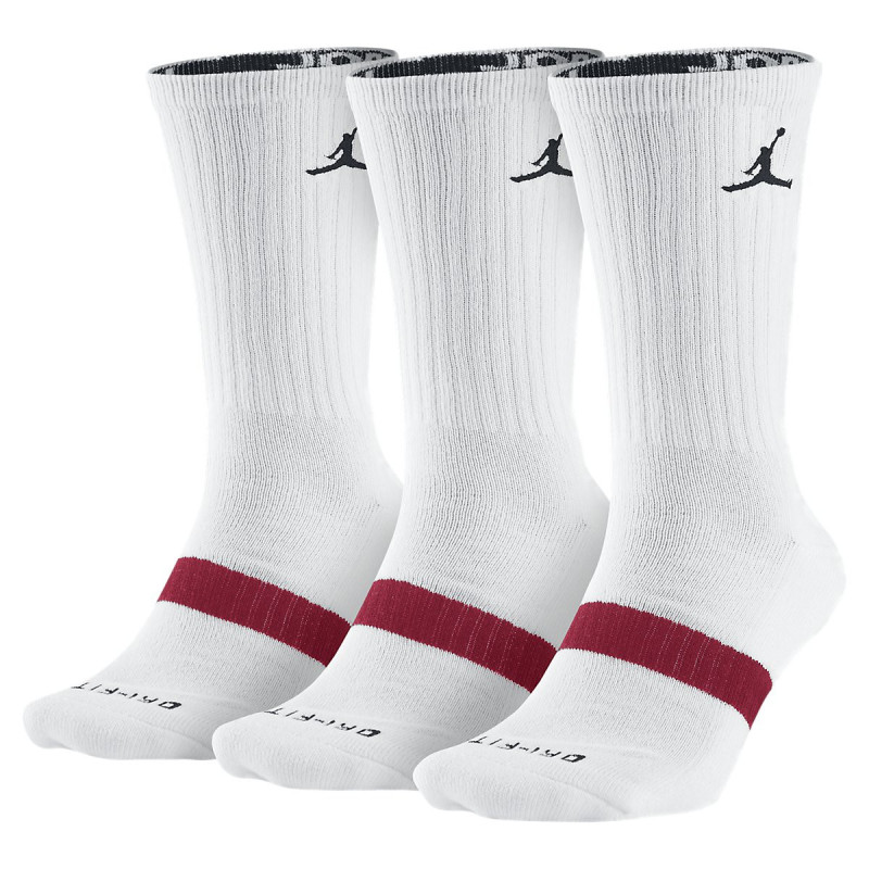 Pack 3 paires de chaussettes Nike Jordan Dri-Fit Low - Ref. 546481-100 Pack 3 paires de chaussettes Nike Jordan Dri-Fit Low - Ref. 546481-100