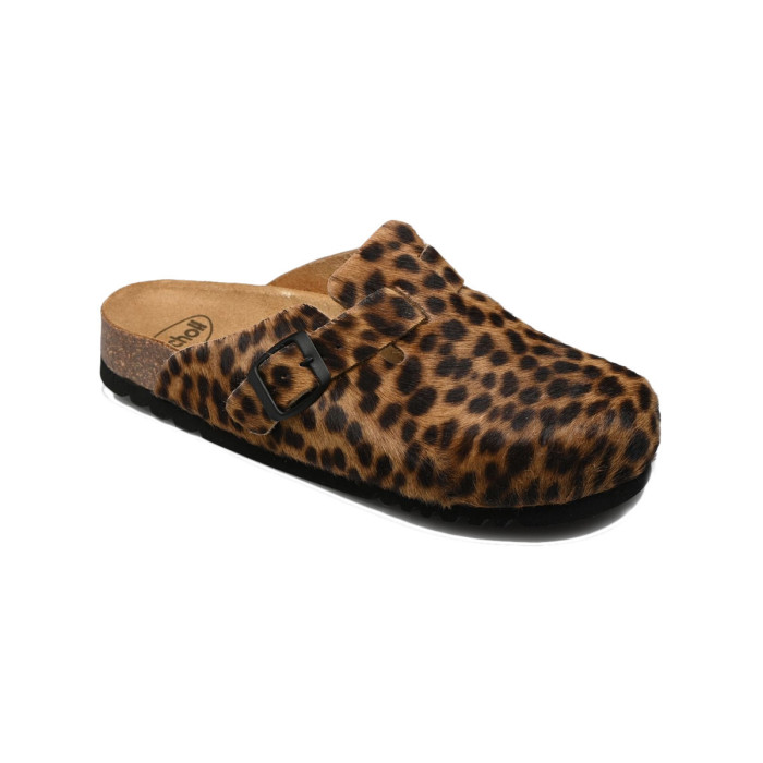 SCHOLL Chausson SCHOLL FAE PRINTED Hyena LEATHER