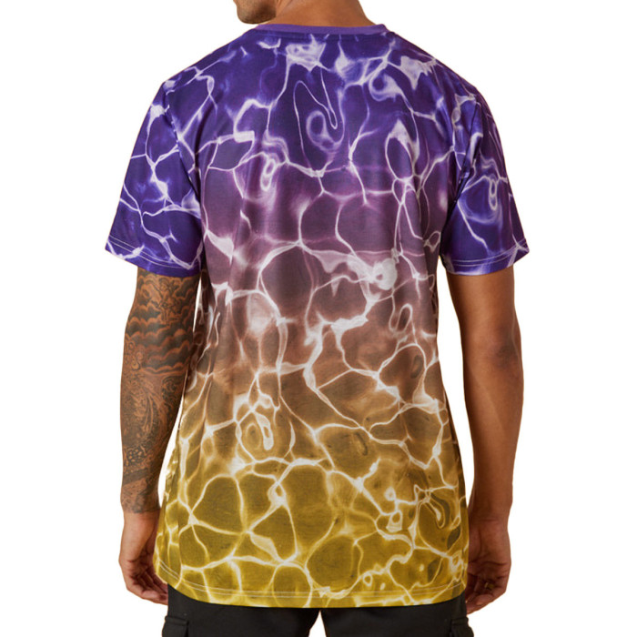 New Era Tee-shirt New Era LA Lakers NBA Team Colour Water Print