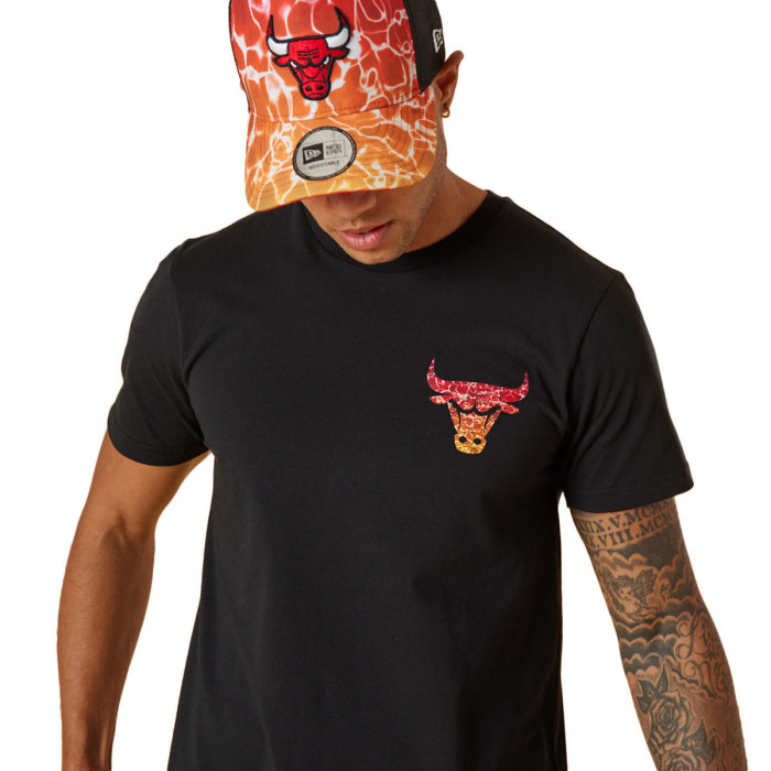 New Era Tee-shirt New Era Chicago Bulls NBA Team Colour Water Print