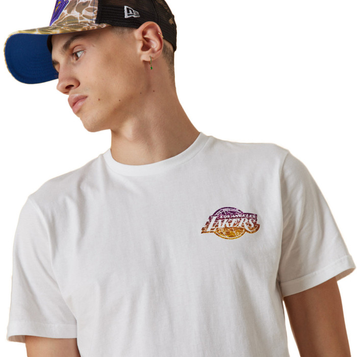 New Era Tee-shirt New Era LA Lakers NBA Team Colour Water Print