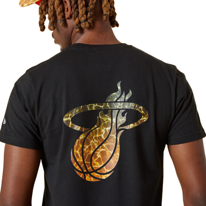 New Era Tee-shirt New Era Miami Heat NBA Team Colour Water Print