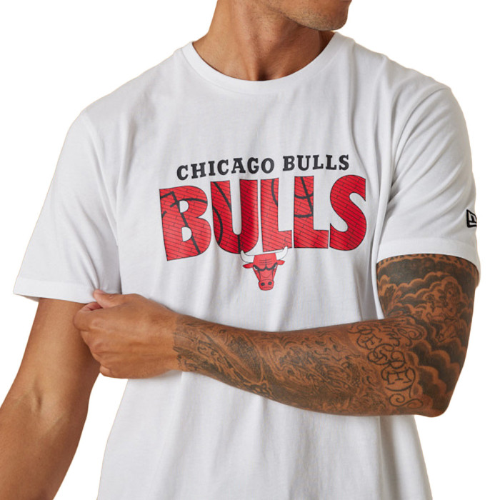 New Era Tee-shirt New Era Chicago Bulls NBA Wordmark