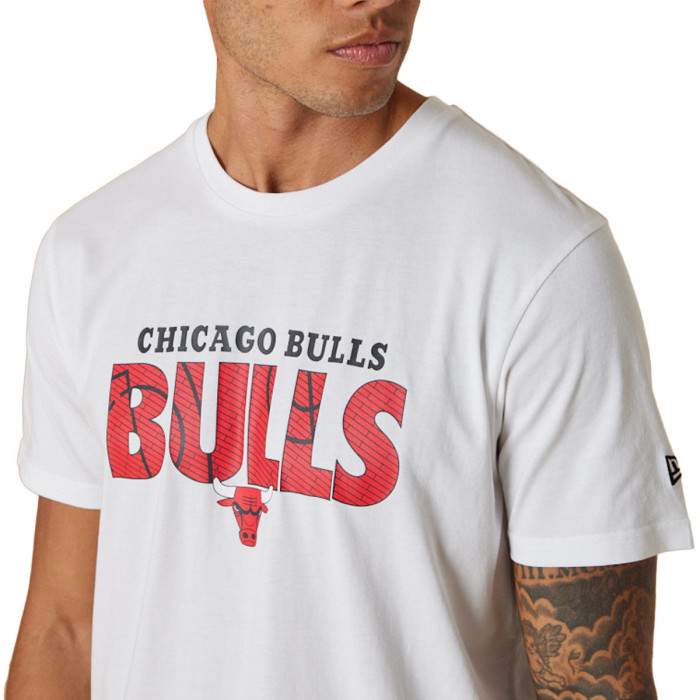 New Era Tee-shirt New Era Chicago Bulls NBA Wordmark