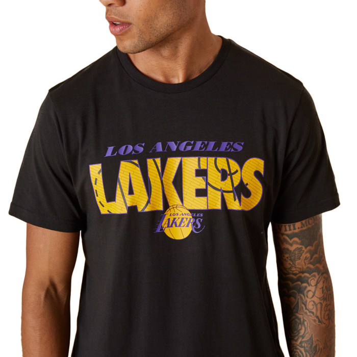 New Era Tee-shirt New Era LA Lakers NBA Wordmark