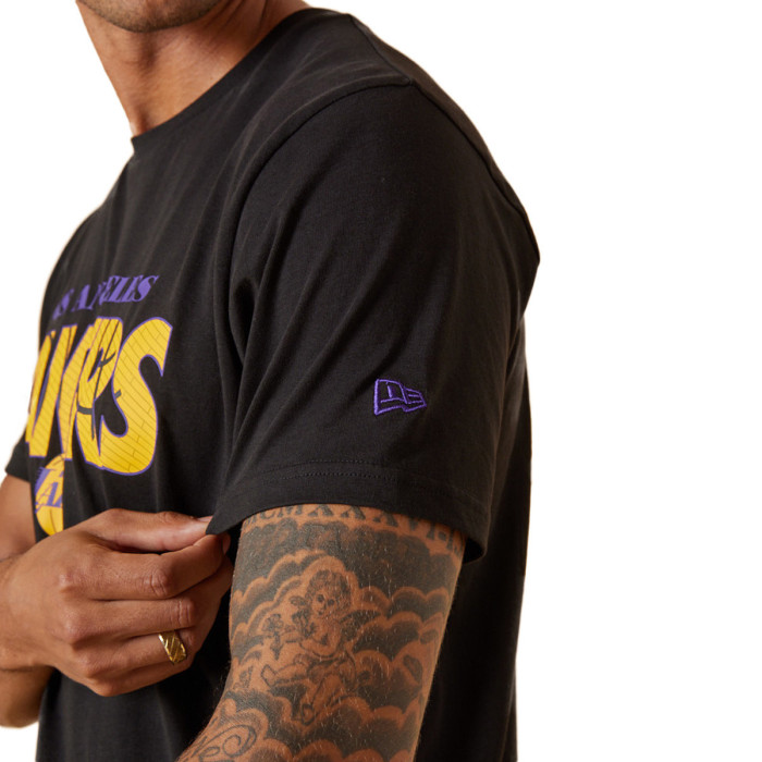 New Era Tee-shirt New Era LA Lakers NBA Wordmark