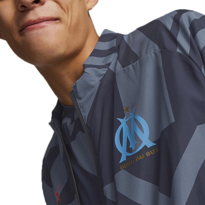 Puma Veste de survêtement Puma Olympique de Marseille Prematch