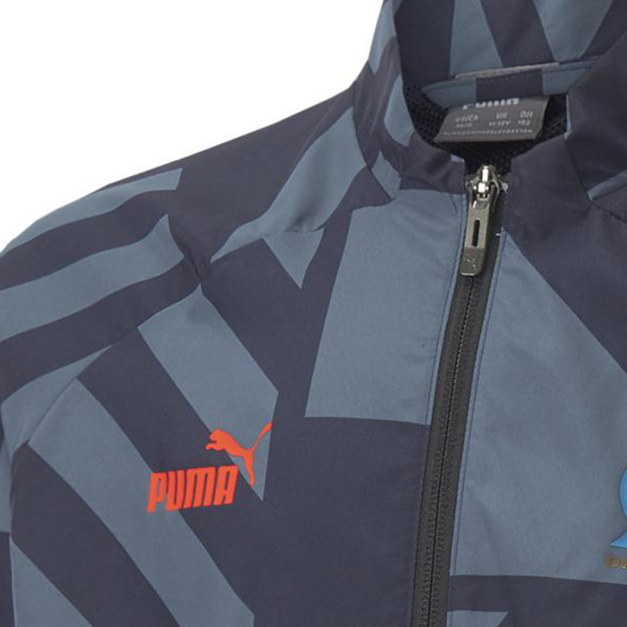 Puma Veste de survêtement Puma Olympique de Marseille 2022/23 Prematch Junior
