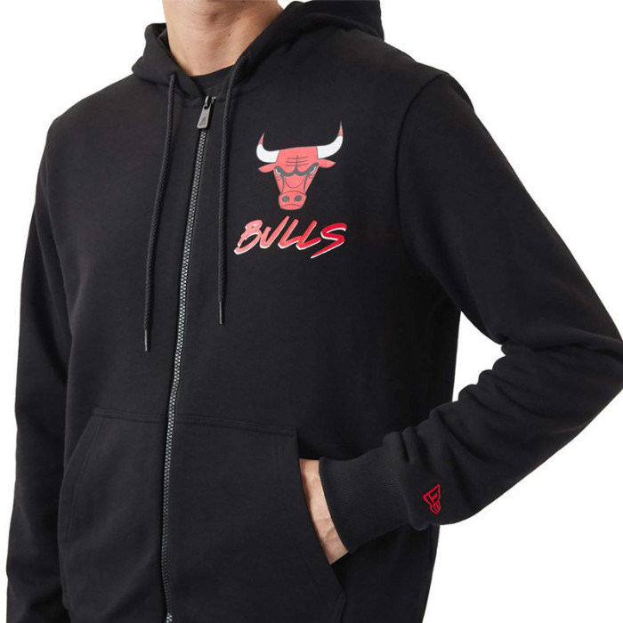 New Era Sweat à capuche New Era Chicago Bulls NBA Script