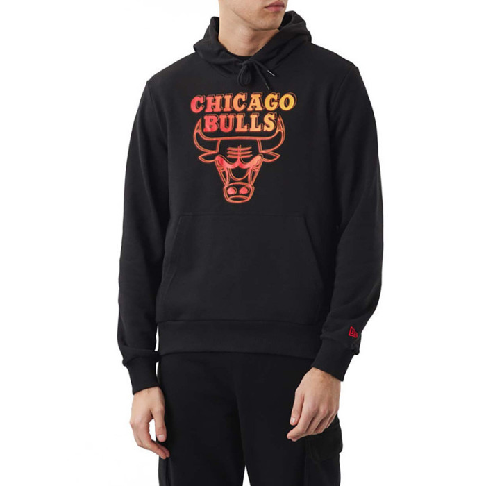 New Era Sweat à capuche New Era Chicago Bulls NBA Neon Fade