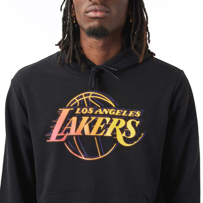 New Era Sweat à capuche New Era LA Lakers NBA Neon Fade