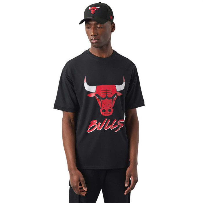 New Era Tee-shirt New Era Chicago Bulls NBA Script