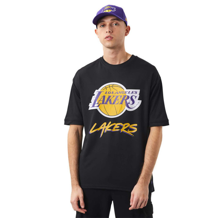 New Era Tee-shirt New Era LA Lakers NBA Script