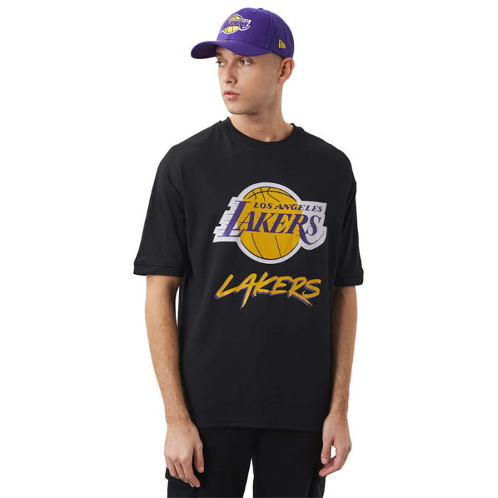 New Era Tee-shirt New Era LA Lakers NBA Script