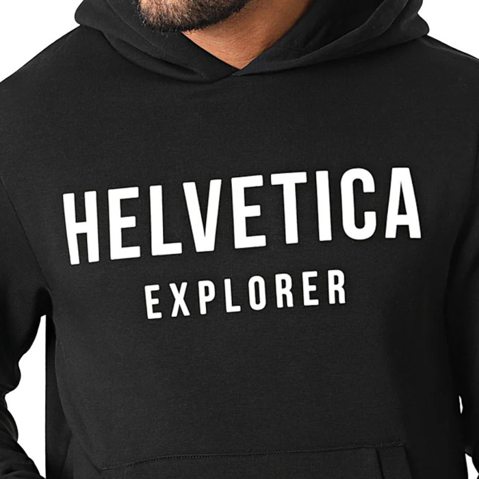 Helvetica Sweat à capuche Helvetica LAUN