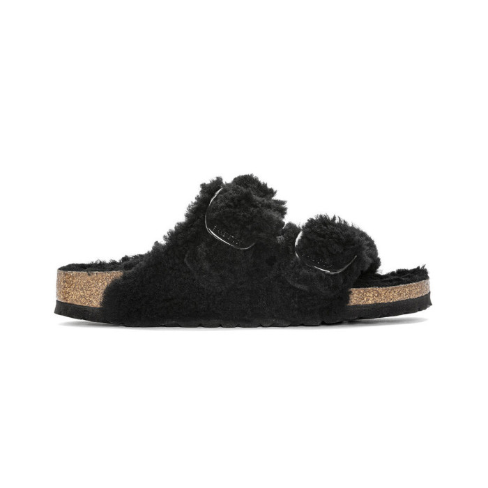 Birkenstock Sandale Birkenstock ARIZONA Big Buckle Shearling Teddy