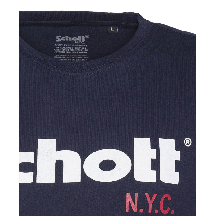 Schott Pack de 2 tee-shirt Schott ras du cou
