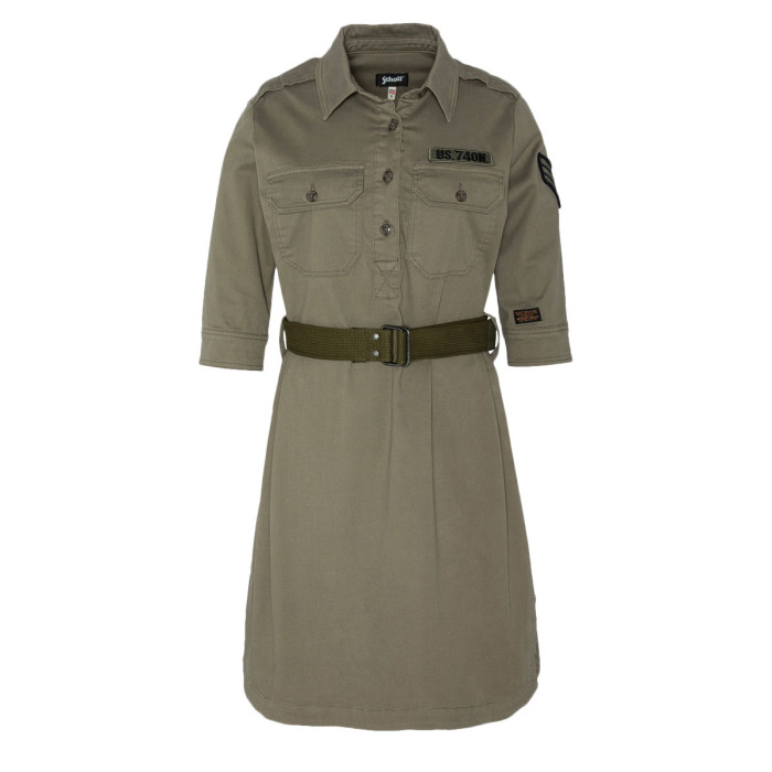 Schott Robe Schott MILITAIRE COL BOUTONNE