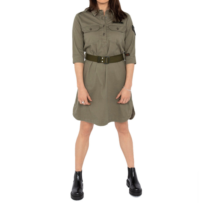 Schott Robe Schott MILITAIRE COL BOUTONNE