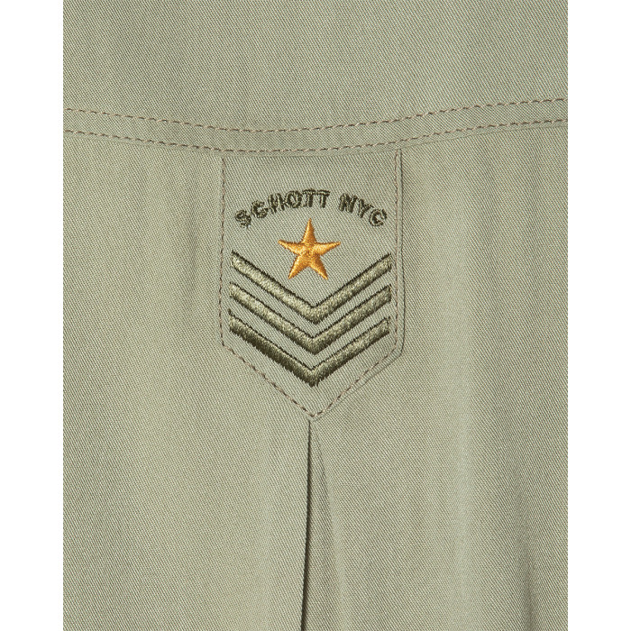 Schott Robe Schott LIGHT ARMY AVEC BRODERIES