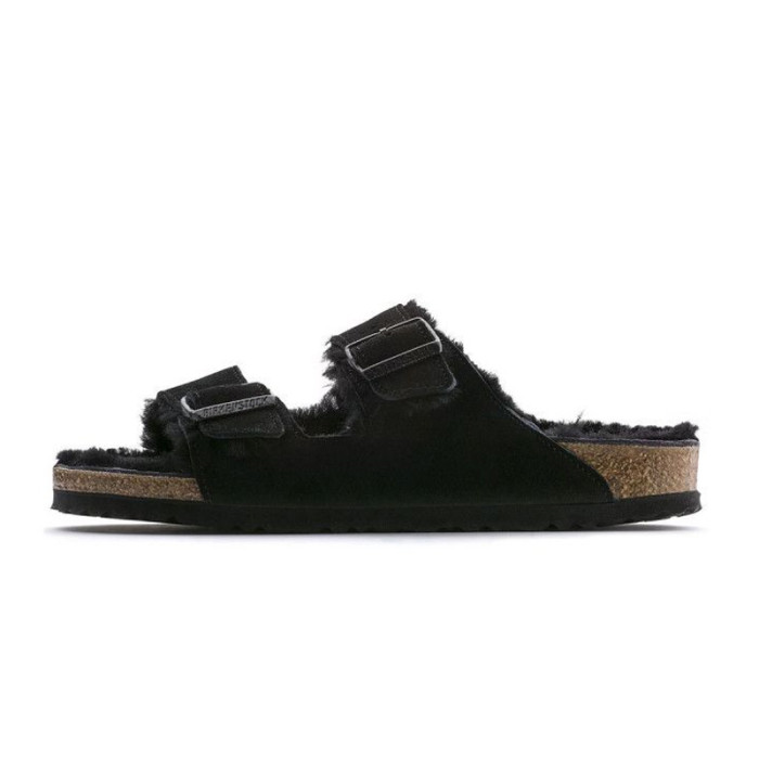 Birkenstock Sandale Birkenstock ARIZONA FUR MINK