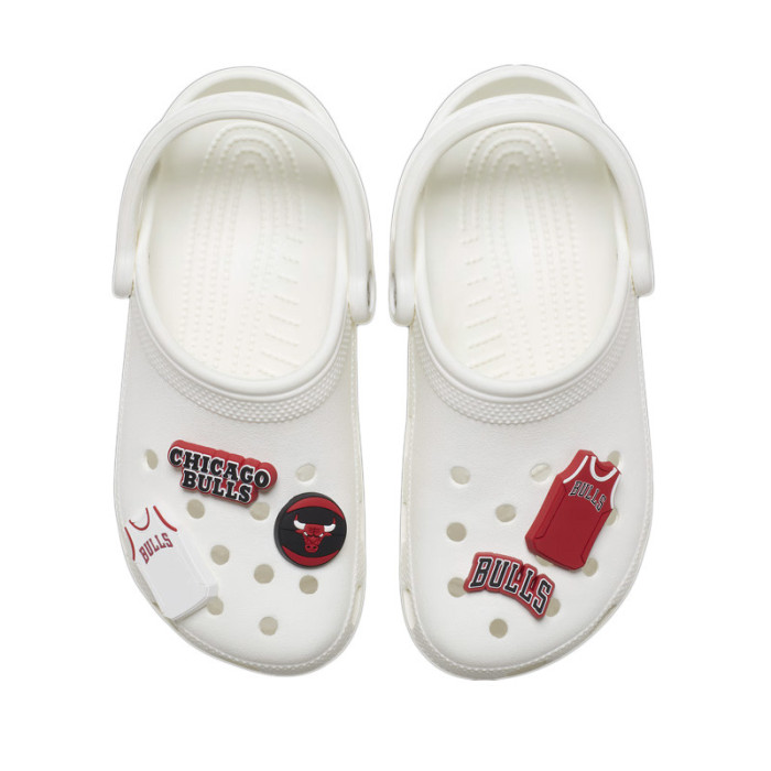 CROCS PINS Jibbitz Crocs NBACHICAGOBULLS LOGO