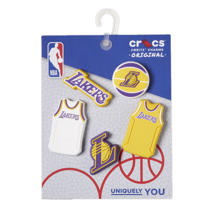 CROCS PINS Jibbitz Crocs NBALALAKERS LOGO