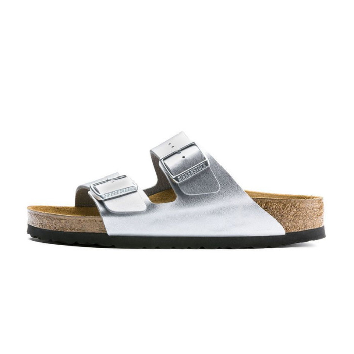 Birkenstock Sandale Birkenstock ARIZONA SILVER - BK1012283