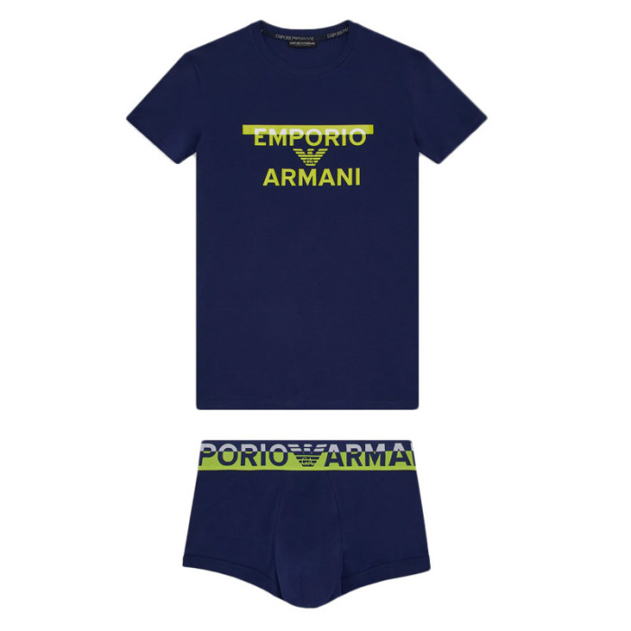 EA7 Emporio Armani Ensemble Tee Shirt et Boxer EA7 Emporio Armani