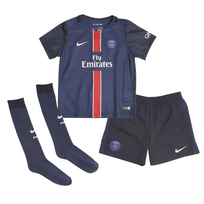 Ensemble de football Nike Enfant Cadet PSG Stadium Home 2016/2017 - Ref: 776745-411