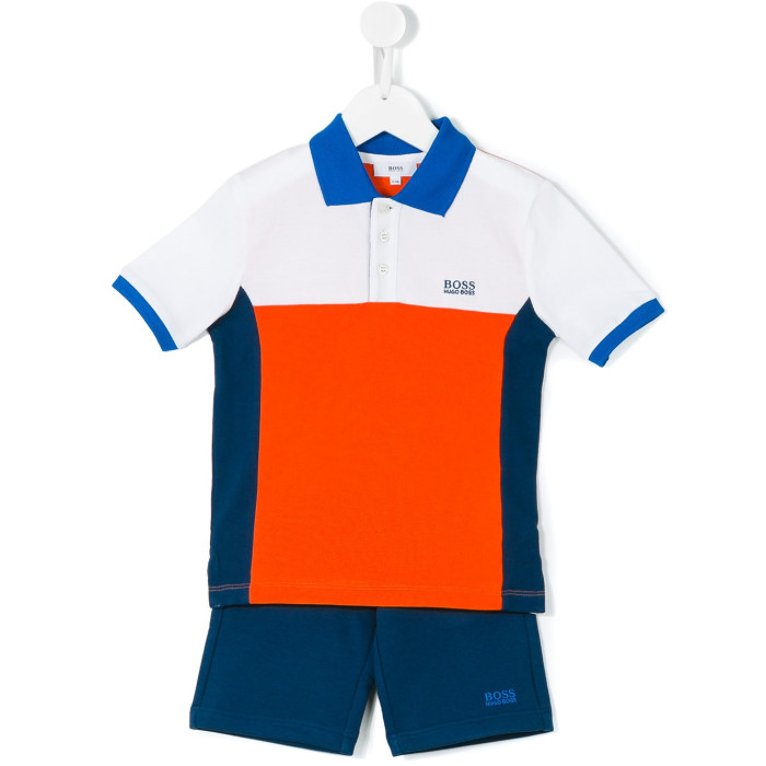 Ensemble short et polo Hugo Boss Junior - Ref. J28050-804