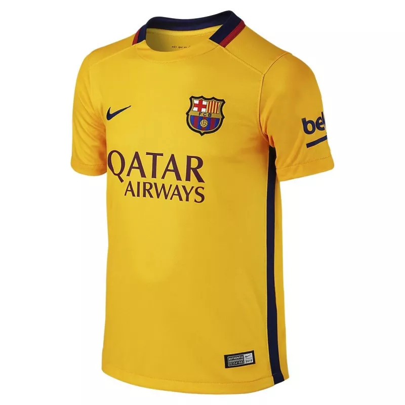 Maillot de football Nike Junior FC Barcelona Away Stadium 2015/2016 - 659028-740
