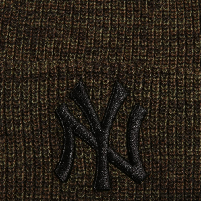 Bonnet New Era Marl Bobble Knit New York Yankees