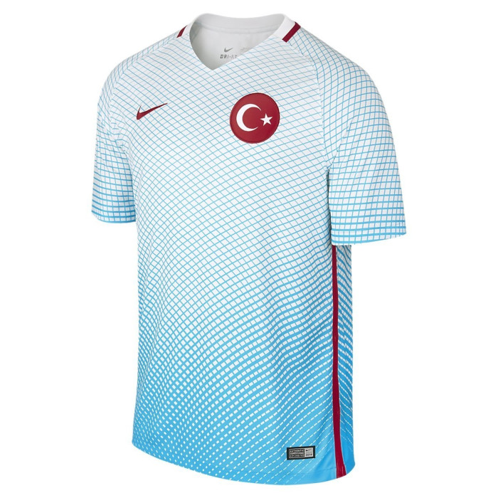 Nike Maillot de football Nike Turkey Home Stadium 2016 - 724638-447