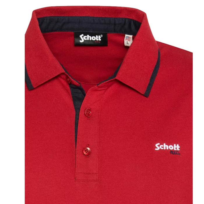 Schott Polo Schott MC COTES RAYES