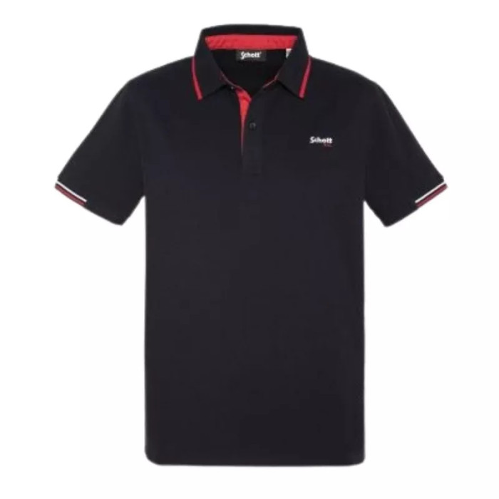 Schott Polo Schott MC COTES RAYES