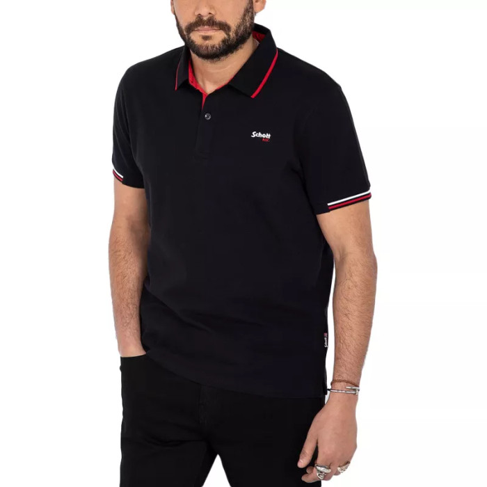 Schott Polo Schott MC COTES RAYES