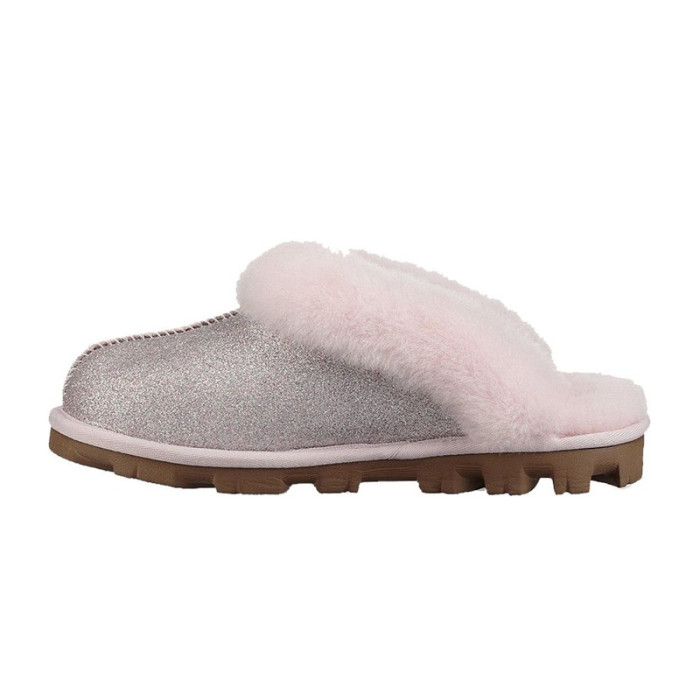 Chausson UGG Coquette Sparkle (Gris) - COQUETTE-SPARKLE-SEASHELL