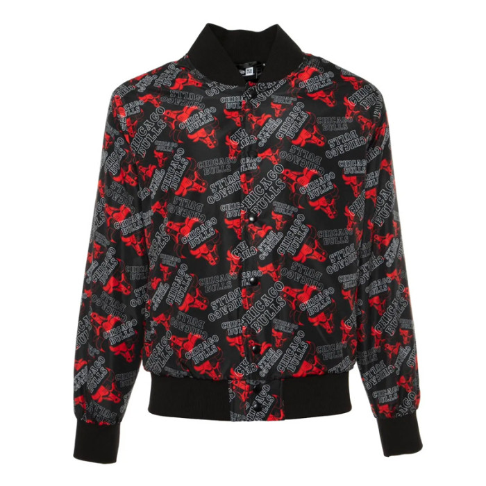 New Era Blouson New Era Chicago Bulls Logo Print