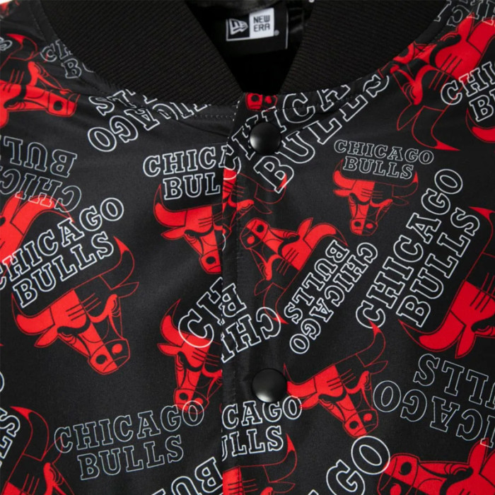 New Era Blouson New Era Chicago Bulls Logo Print