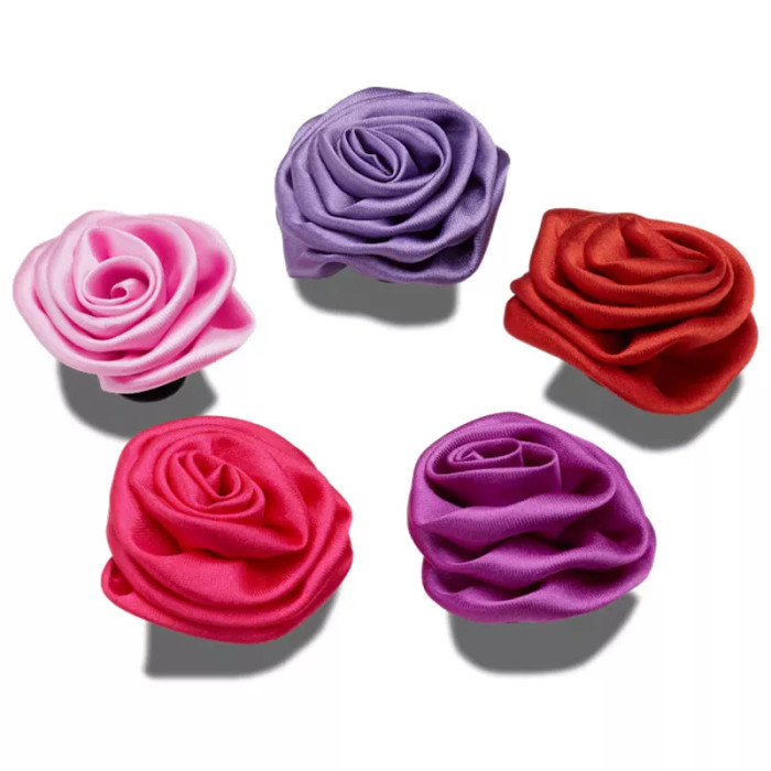 CROCS PINS Jibbitz Crocs DARK ROSETTE 5 PACK