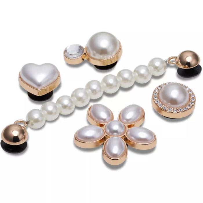 CROCS PINS Jibbitz Crocs DAINTY PEARL JEWELRY 5 PACK