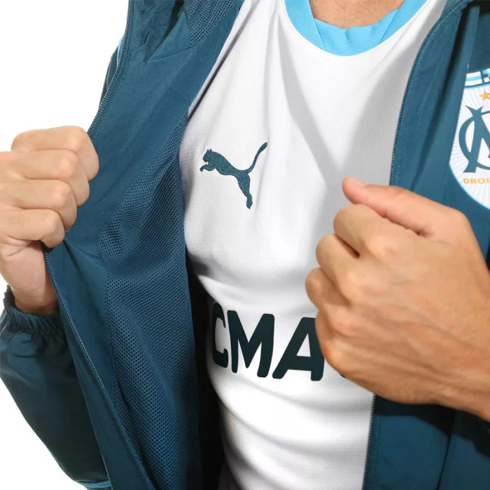 Puma Veste de survêtement Puma PREMATCH OM WOVEN