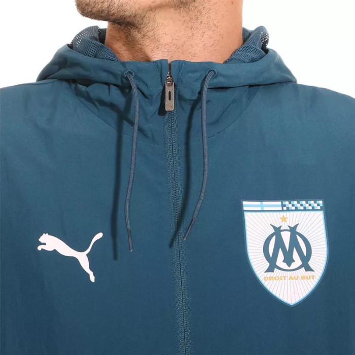 Puma Veste de survêtement Puma PREMATCH OM WOVEN