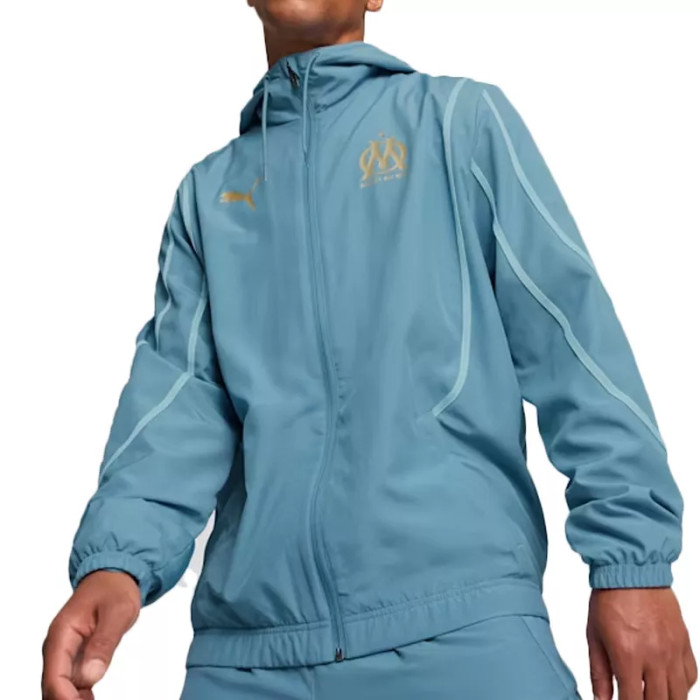 Puma Veste de survêtement Puma PREMATCH OM WOVEN