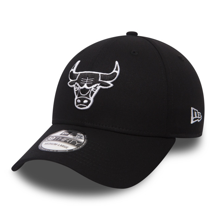 Casquette New Era Monochrome Chicago Bulls 39Thirty - Ref. 80524519