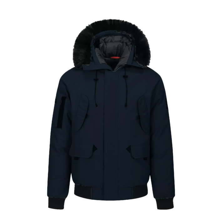 Helvetica Blouson Wilson Helvetica NAVY BLACK EDITION