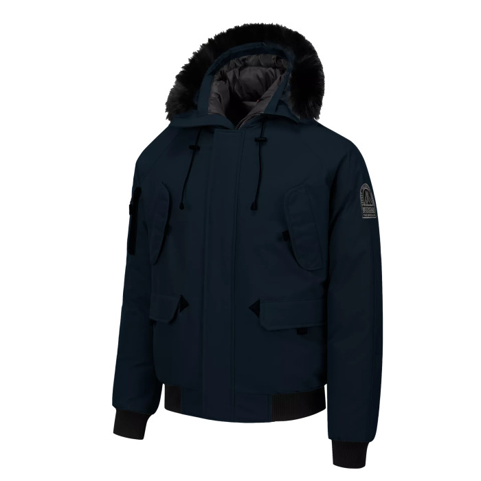 Helvetica Blouson Wilson Helvetica NAVY BLACK EDITION