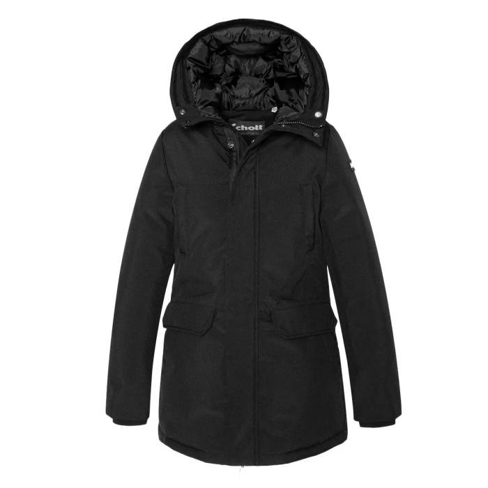 Schott Parka à capuche fausse fourrure Femme Schott JKTNELLYW