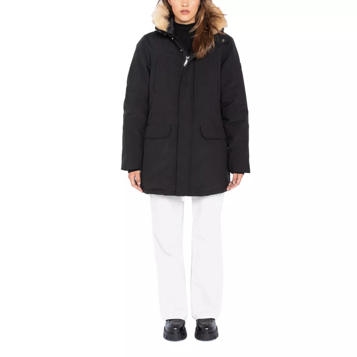 Schott Parka à capuche fausse fourrure Femme Schott JKTNELLYW